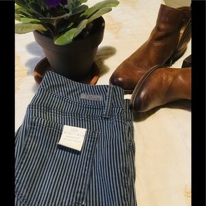 Anthropologie Level 99 pinstripe jeans